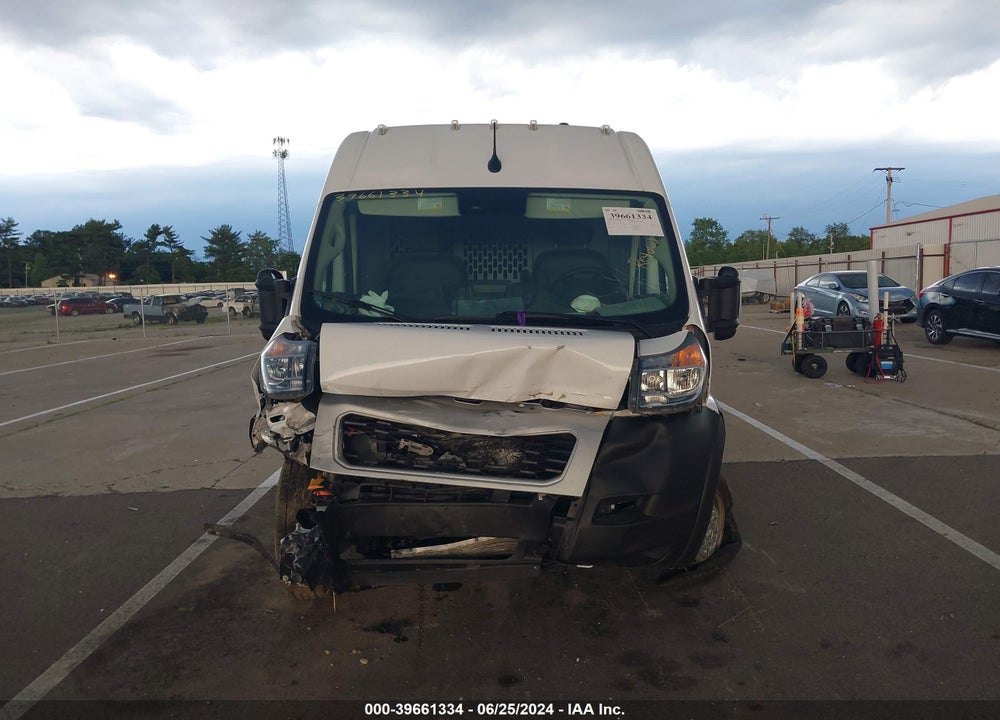 2022 RAM PROMASTER 3500 CARGO VAN HIGH ROOF 159 WB EXT VIN: 3C6MRVJGXNE127764