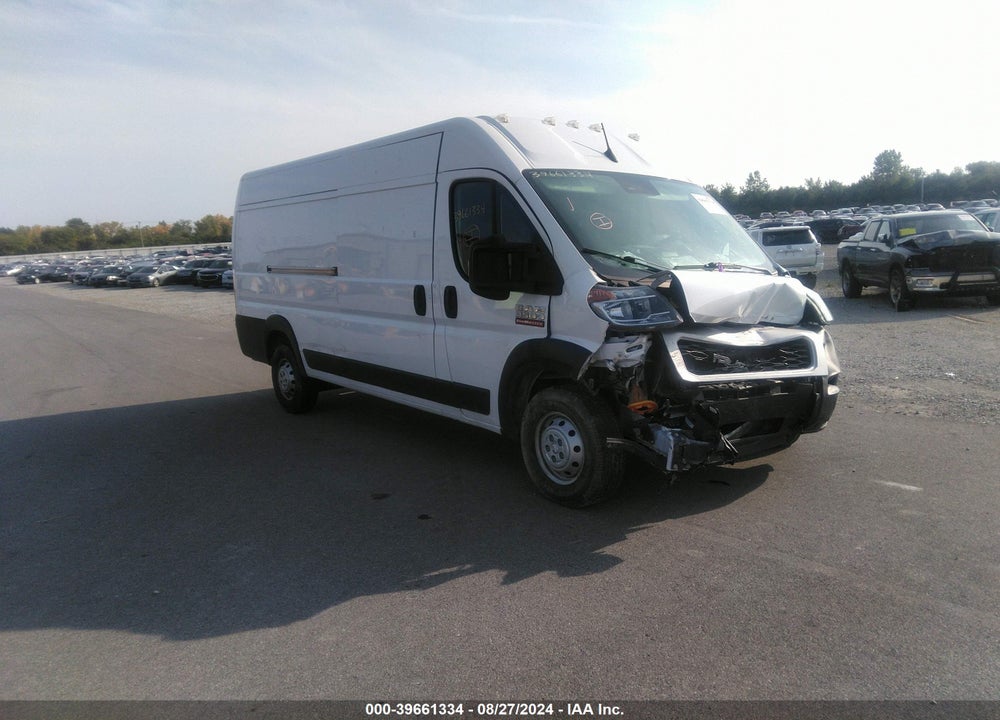 2022 RAM PROMASTER 3500 CARGO VAN HIGH ROOF 159 WB EXT VIN: 3C6MRVJGXNE127764