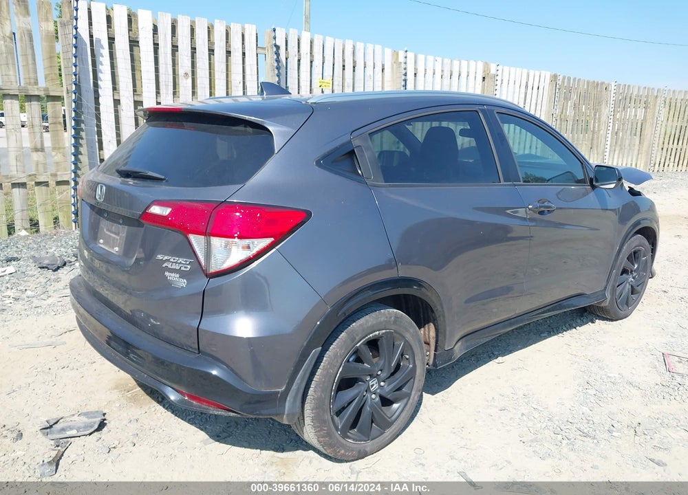 2021 HONDA HR-V AWD SPORT VIN: 3CZRU6H12MM753764