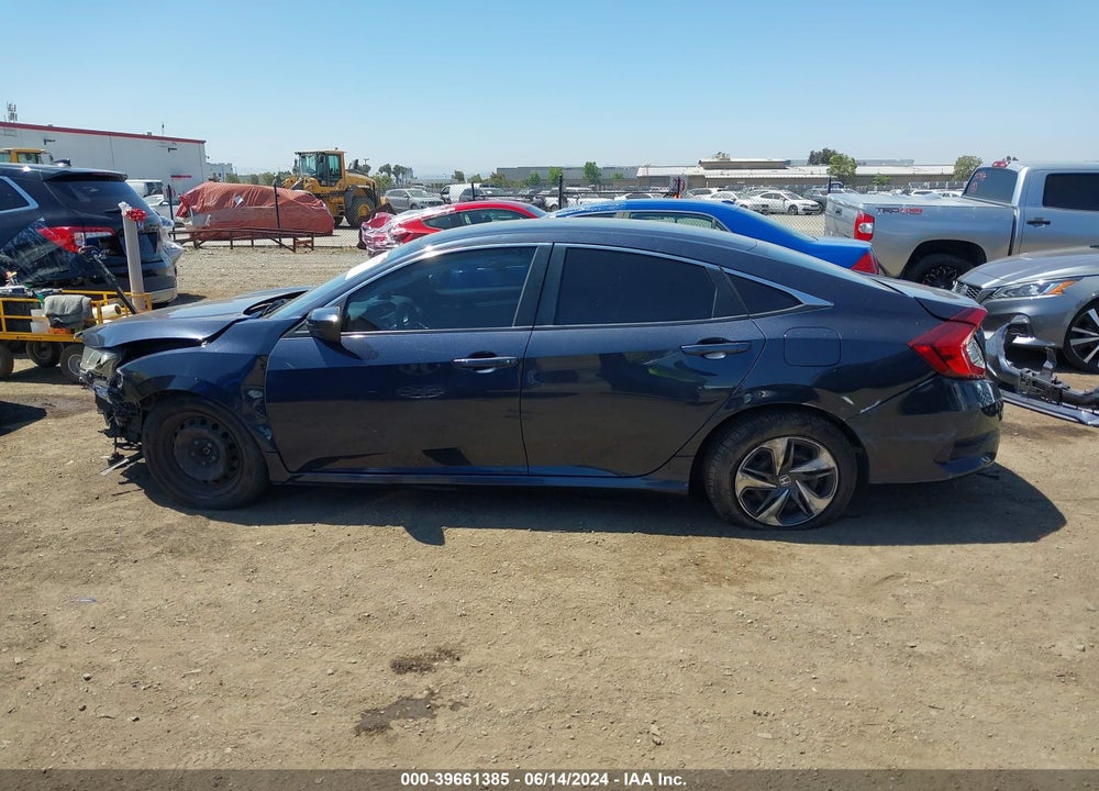 2019 HONDA CIVIC LX VIN: 2HGFC2F66KH508708