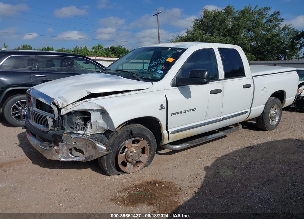 2006 DODGE RAM 2500 ST VIN: 3D7KR28C56G225775