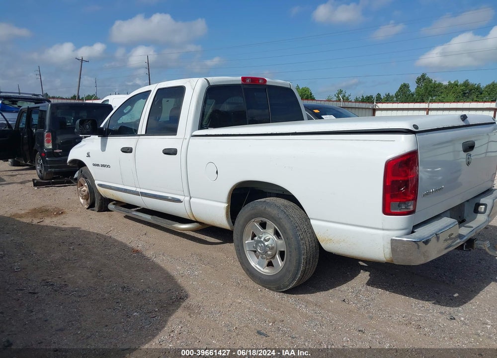 2006 DODGE RAM 2500 ST VIN: 3D7KR28C56G225775