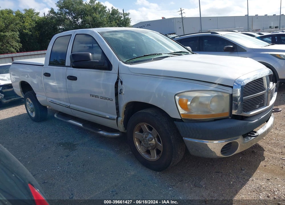 2006 DODGE RAM 2500 ST VIN: 3D7KR28C56G225775