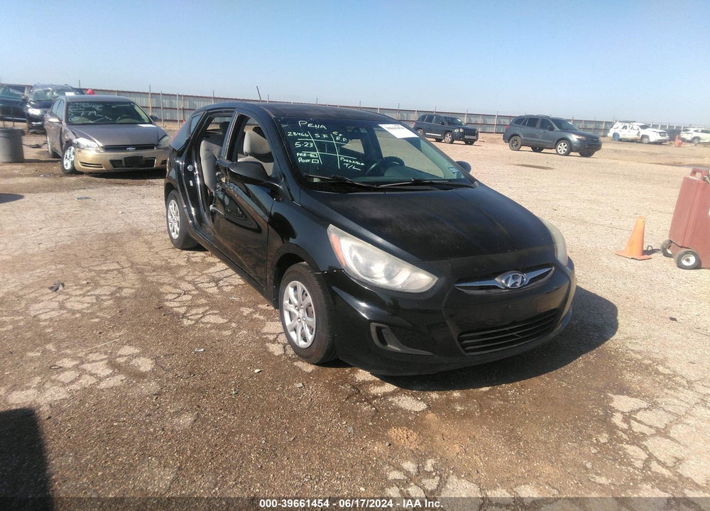 2014 HYUNDAI ACCENT GS VIN: KMHCT5AE0EU190387