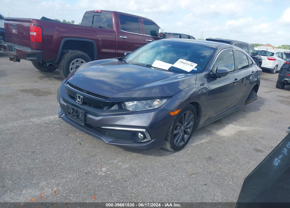 2019 HONDA CIVIC EX VIN: JHMFC1F37KX008548