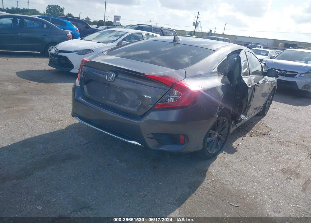 2019 HONDA CIVIC EX VIN: JHMFC1F37KX008548