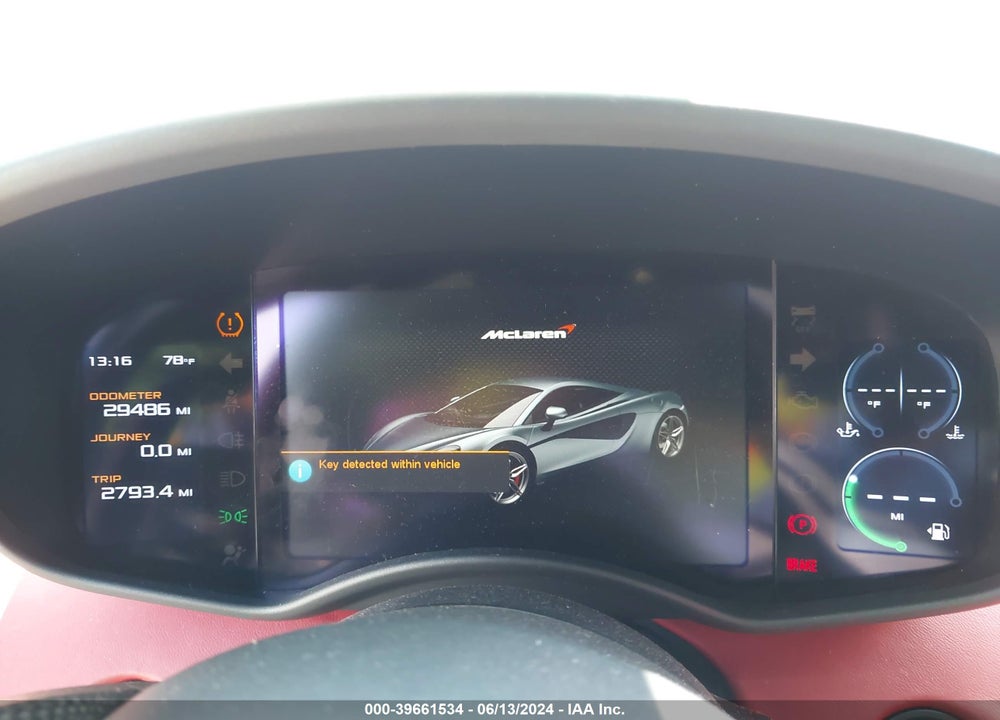 2016 MCLAREN 570S VIN: SBM13DAA6GW000271