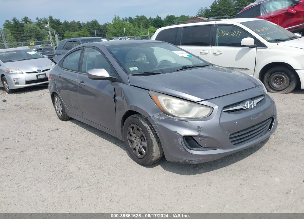 2014 HYUNDAI ACCENT GLS VIN: KMHCT4AE3EU649700