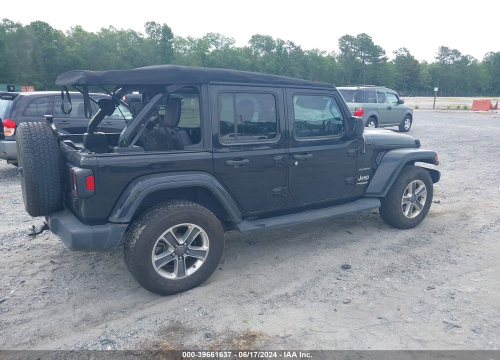 2018 JEEP WRANGLER UNLIMITED SAHARA 4X4 VIN: 1C4HJXEG0JW134259