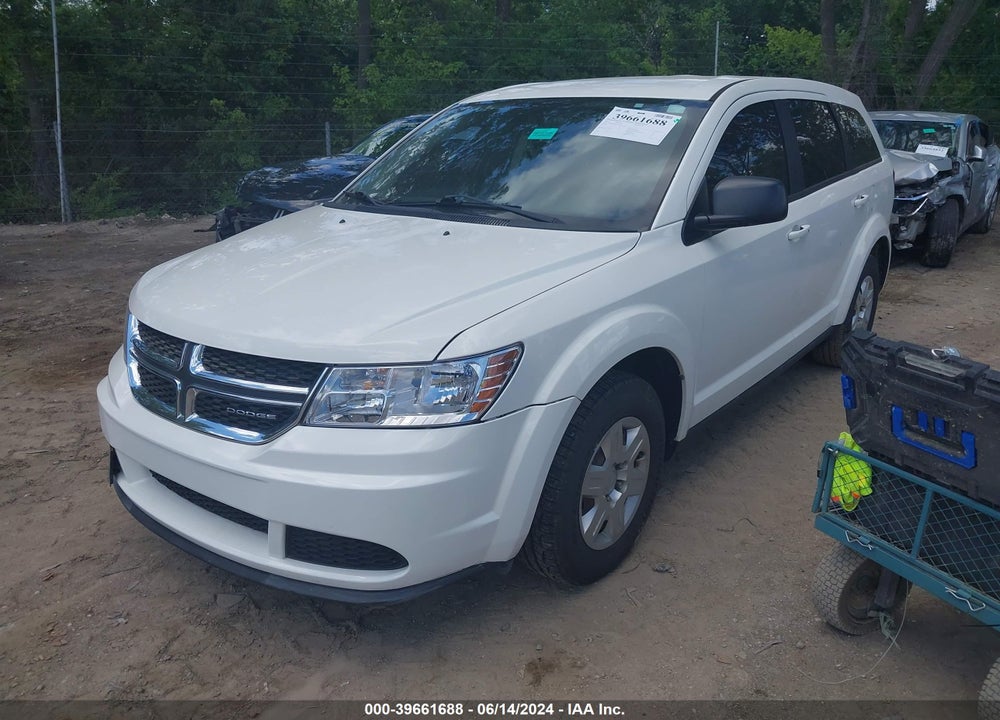 2012 DODGE JOURNEY SE/AVP VIN: 3C4PDCABXCT203716