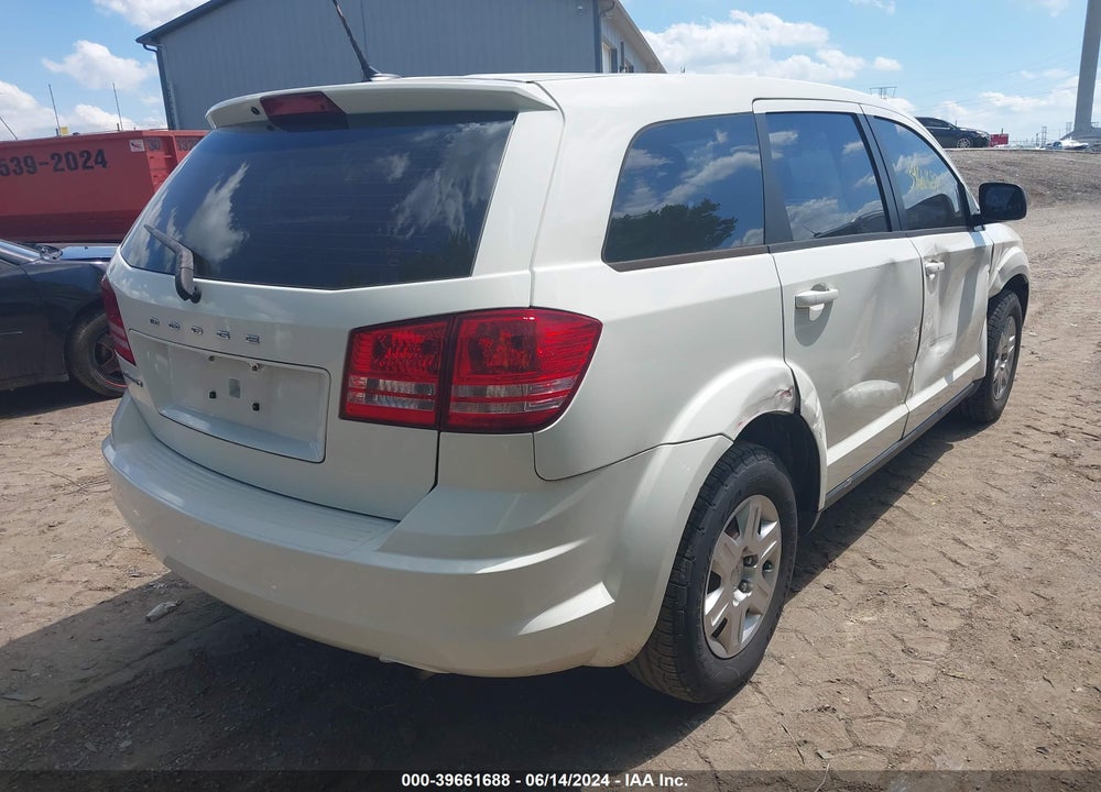 2012 DODGE JOURNEY SE/AVP VIN: 3C4PDCABXCT203716