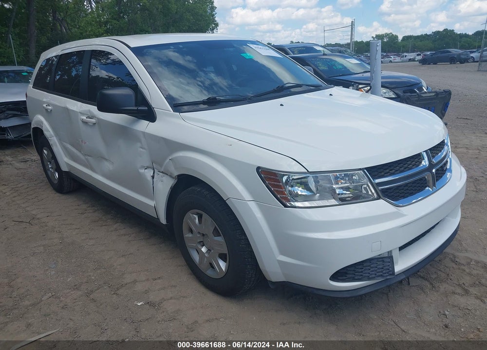 2012 DODGE JOURNEY SE/AVP VIN: 3C4PDCABXCT203716