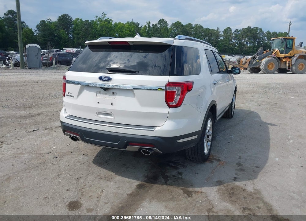 2018 FORD EXPLORER LIMITED VIN: 1FM5K7F85JGA64562