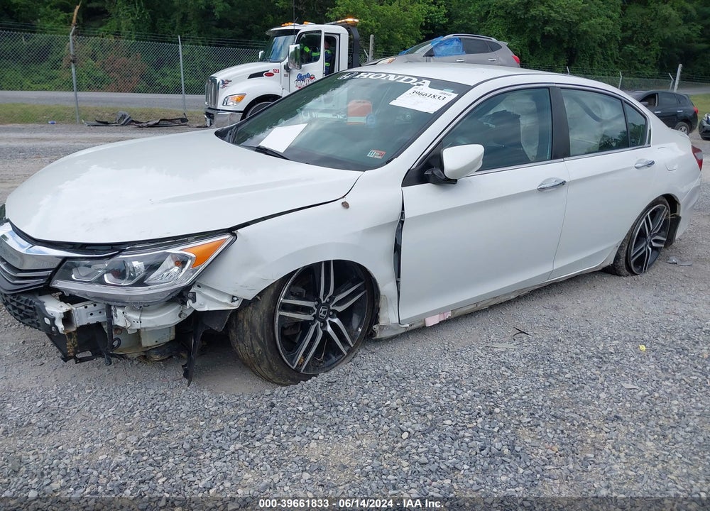 2016 HONDA ACCORD SPORT VIN: 1HGCR2F52GA022122