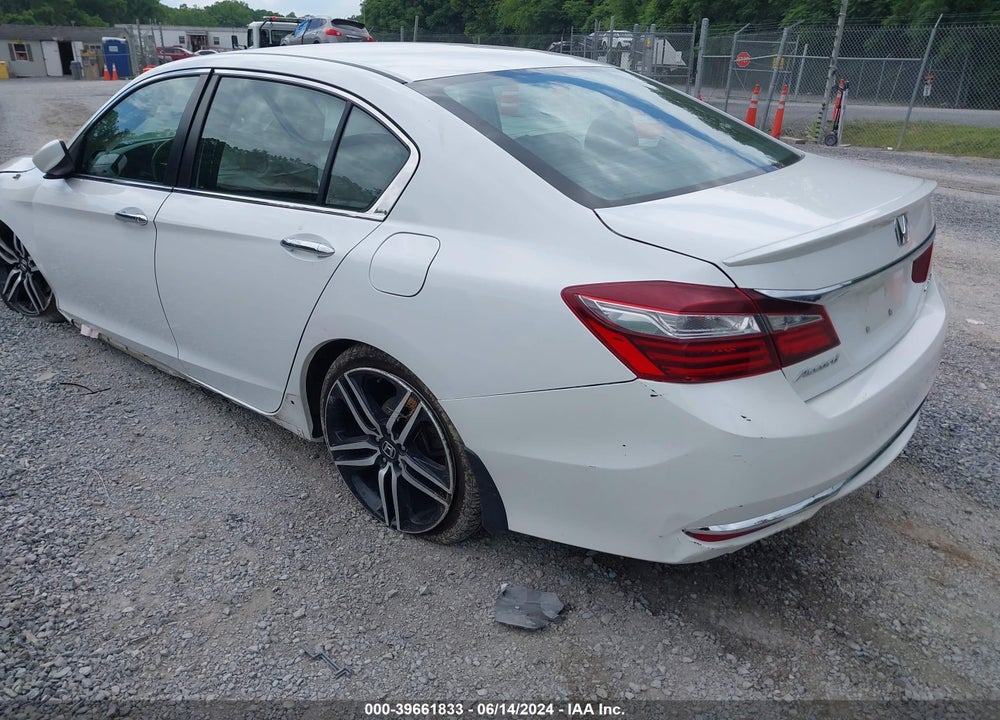 2016 HONDA ACCORD SPORT VIN: 1HGCR2F52GA022122
