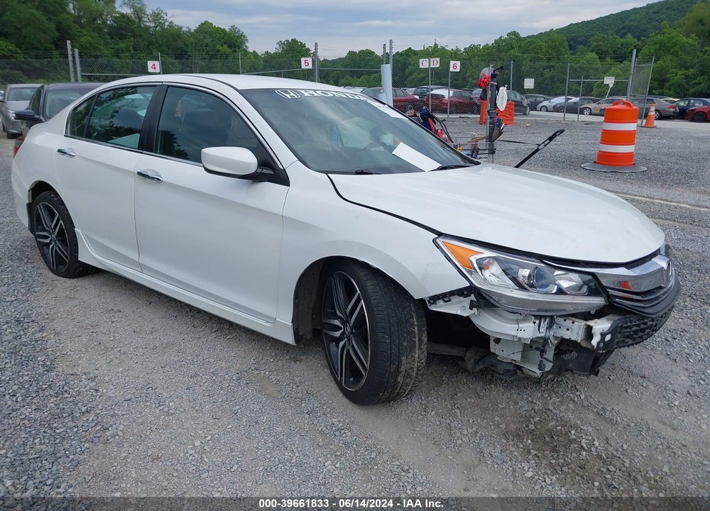 2016 HONDA ACCORD SPORT VIN: 1HGCR2F52GA022122