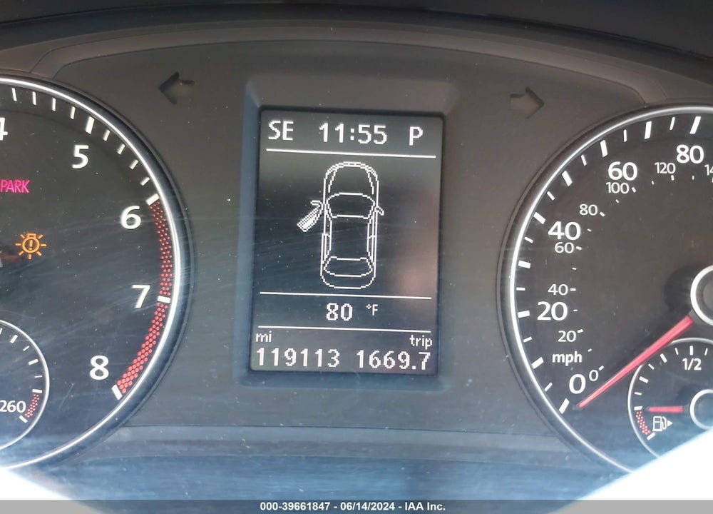 2013 VOLKSWAGEN PASSAT 2.5L SE VIN: 1VWBP7A38DC057084