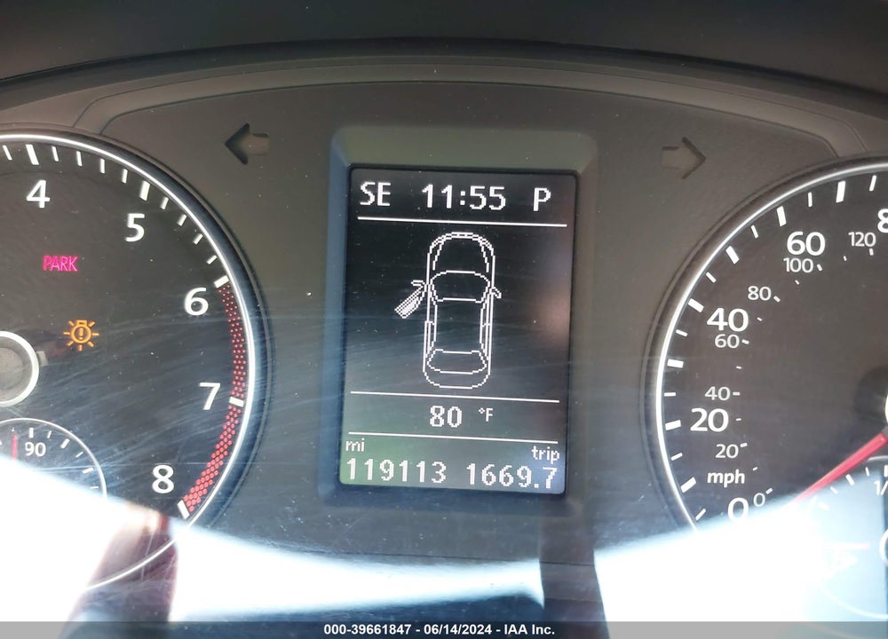 2013 VOLKSWAGEN PASSAT 2.5L SE VIN: 1VWBP7A38DC057084