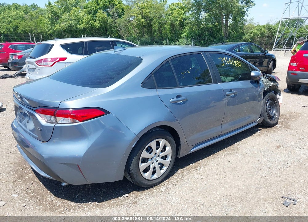 2022 TOYOTA COROLLA LE VIN: 5YFEPMAE6NP290132