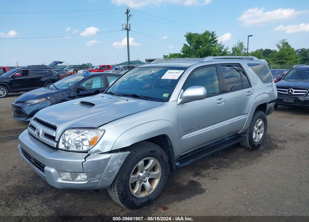 2004 TOYOTA 4RUNNER SR5 SPORT V6 VIN: JTEBU14R548016550