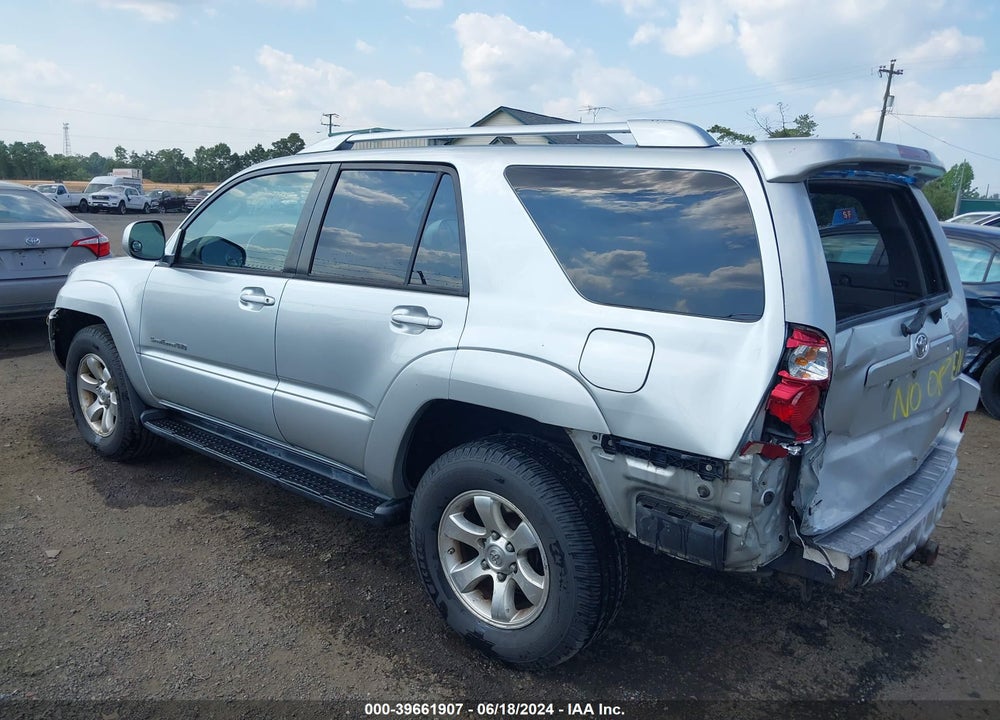 2004 TOYOTA 4RUNNER SR5 SPORT V6 VIN: JTEBU14R548016550