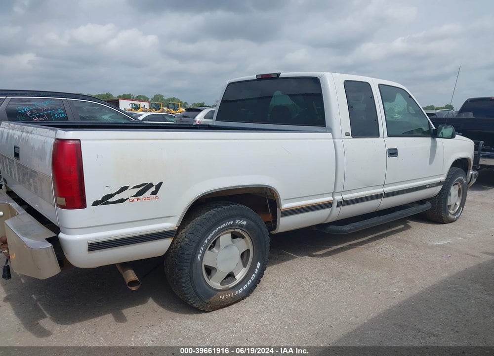 1997 CHEVROLET K1500 FLEETSIDE VIN: 2GCEK19R4V1259688