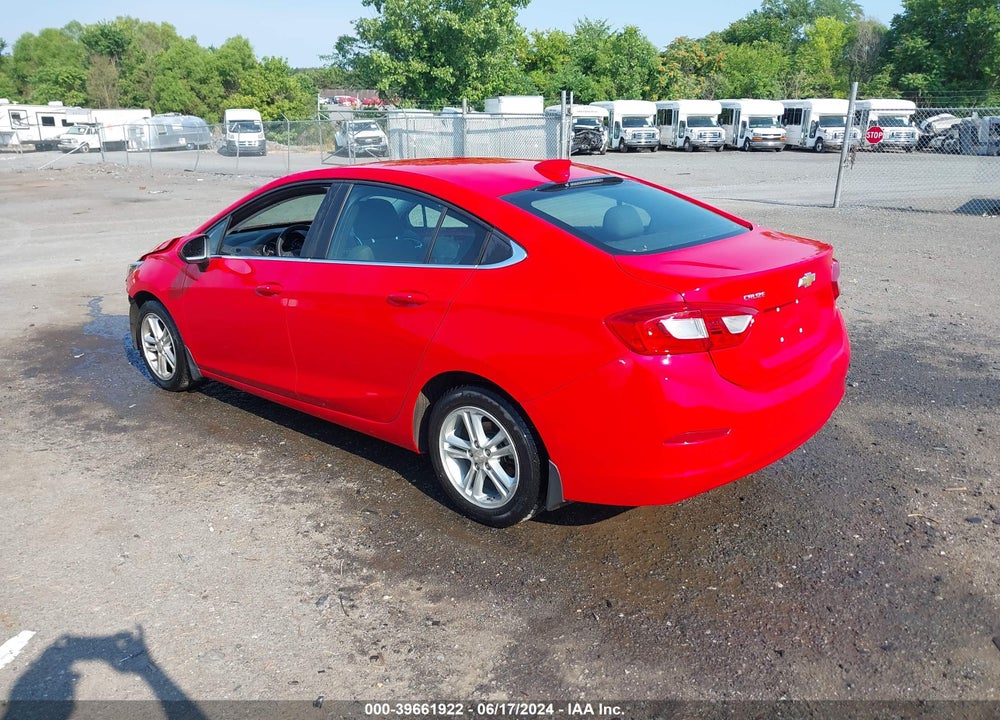 2016 CHEVROLET CRUZE LT AUTO VIN: 1G1BE5SM5G7242879