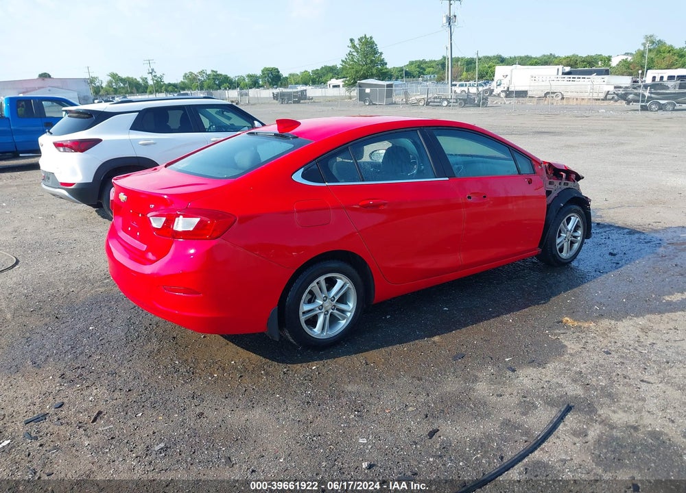 2016 CHEVROLET CRUZE LT AUTO VIN: 1G1BE5SM5G7242879