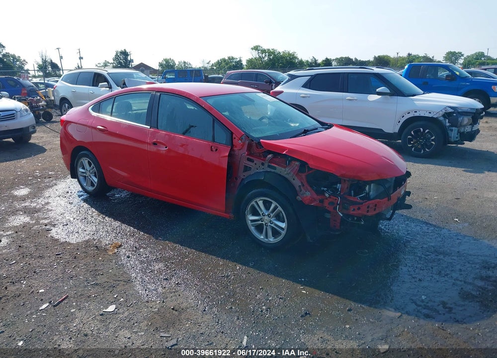 2016 CHEVROLET CRUZE LT AUTO VIN: 1G1BE5SM5G7242879