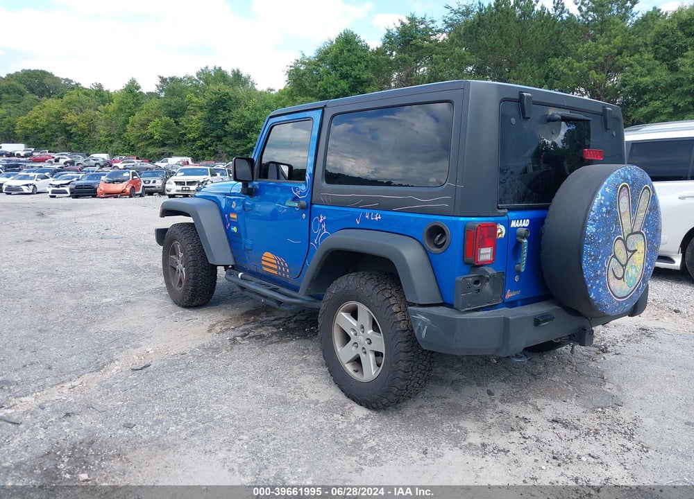 2016 JEEP WRANGLER SPORT VIN: 1C4AJWAG9GL153923