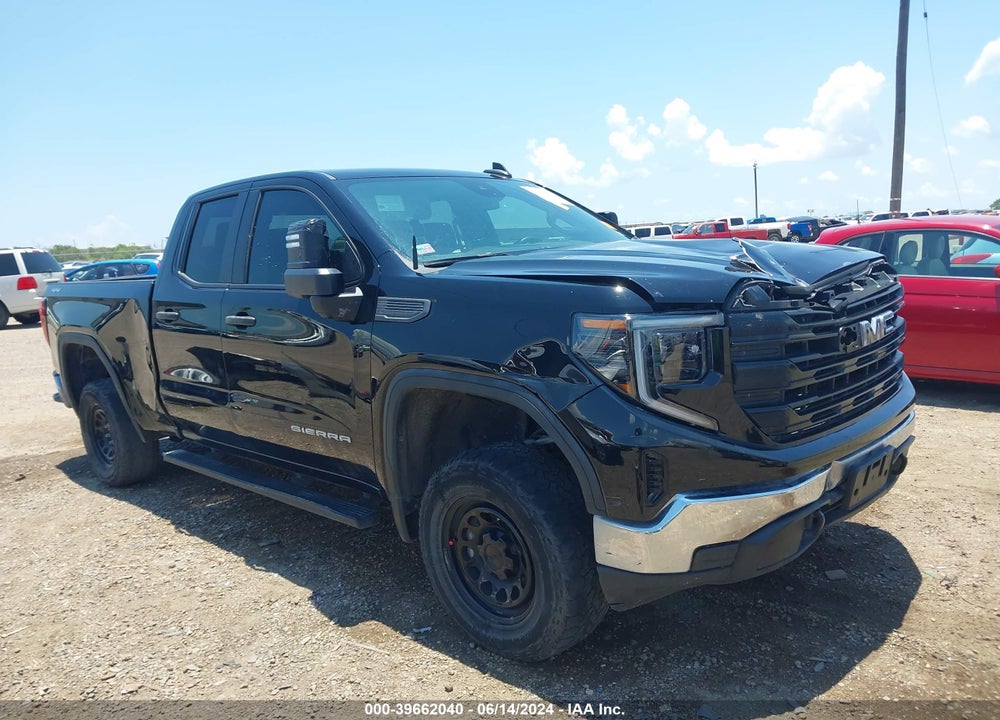 2022 GMC SIERRA 1500 4WD DOUBLE CAB STANDARD BOX PRO VIN: 1GTRUAEK0NZ505938