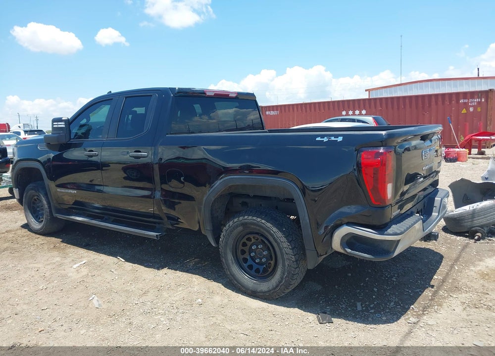 2022 GMC SIERRA 1500 4WD DOUBLE CAB STANDARD BOX PRO VIN: 1GTRUAEK0NZ505938