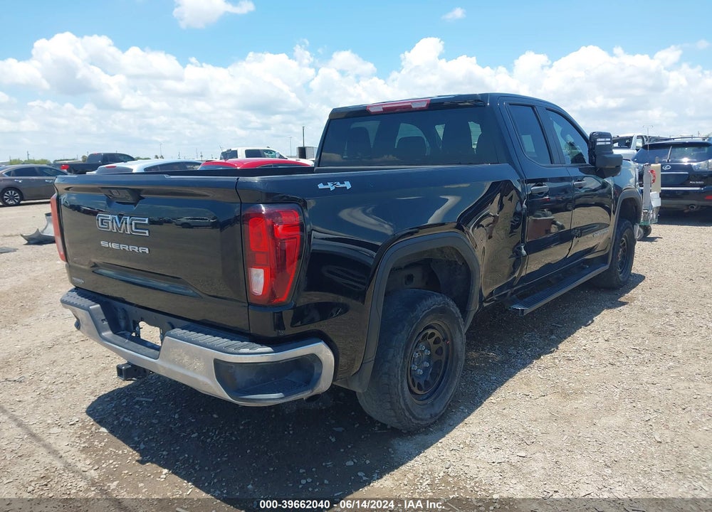 2022 GMC SIERRA 1500 4WD DOUBLE CAB STANDARD BOX PRO VIN: 1GTRUAEK0NZ505938