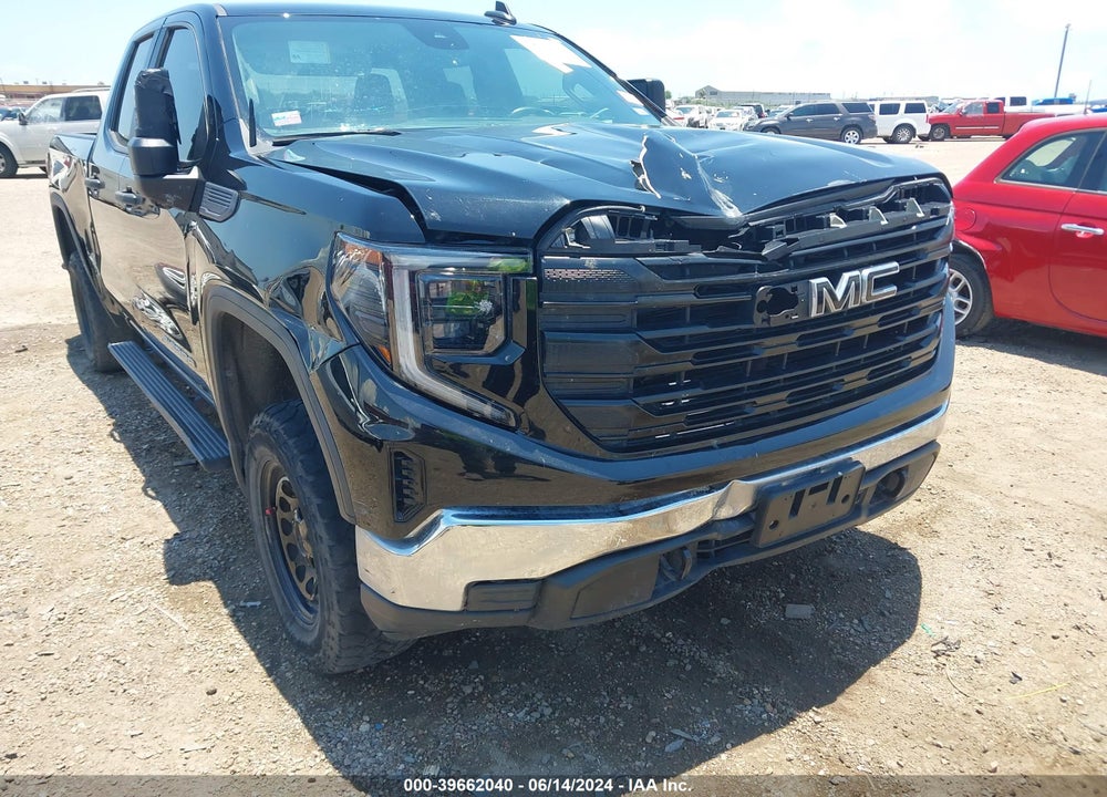 2022 GMC SIERRA 1500 4WD DOUBLE CAB STANDARD BOX PRO VIN: 1GTRUAEK0NZ505938