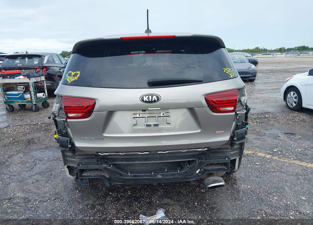 2019 KIA SORENTO 2.4L LX VIN: 5XYPG4A33KG545651