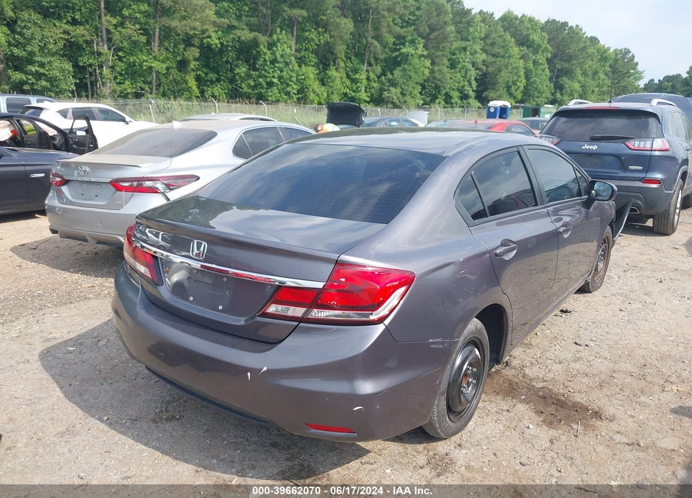 2015 HONDA CIVIC LX VIN: 19XFB2F52FE043032