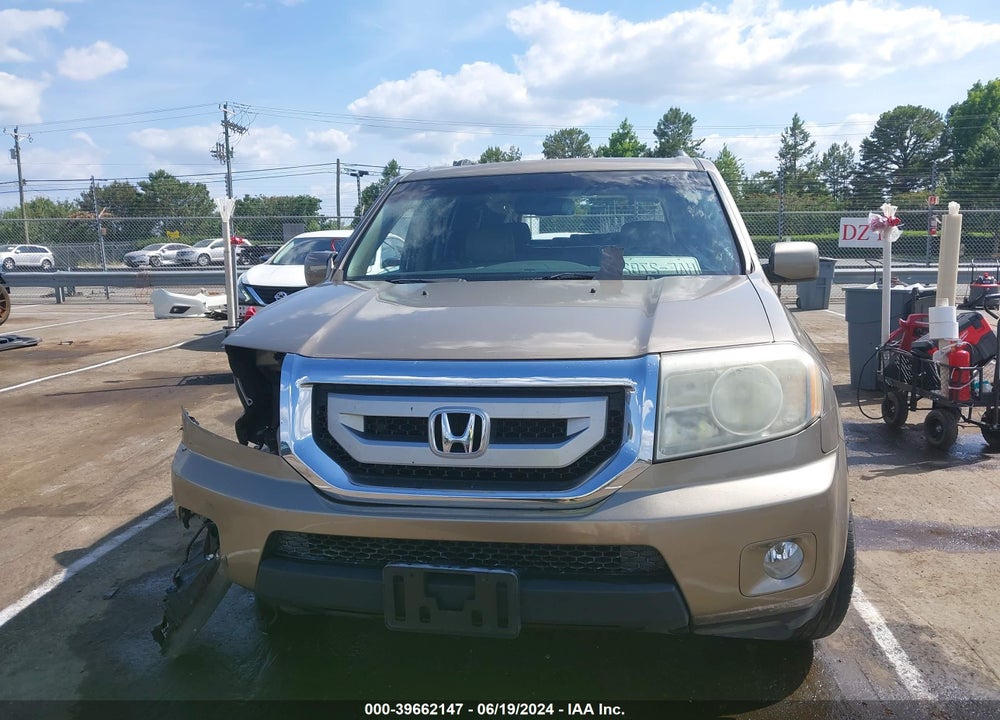 2011 HONDA PILOT EX-L VIN: 5FNYF4H52BB001986