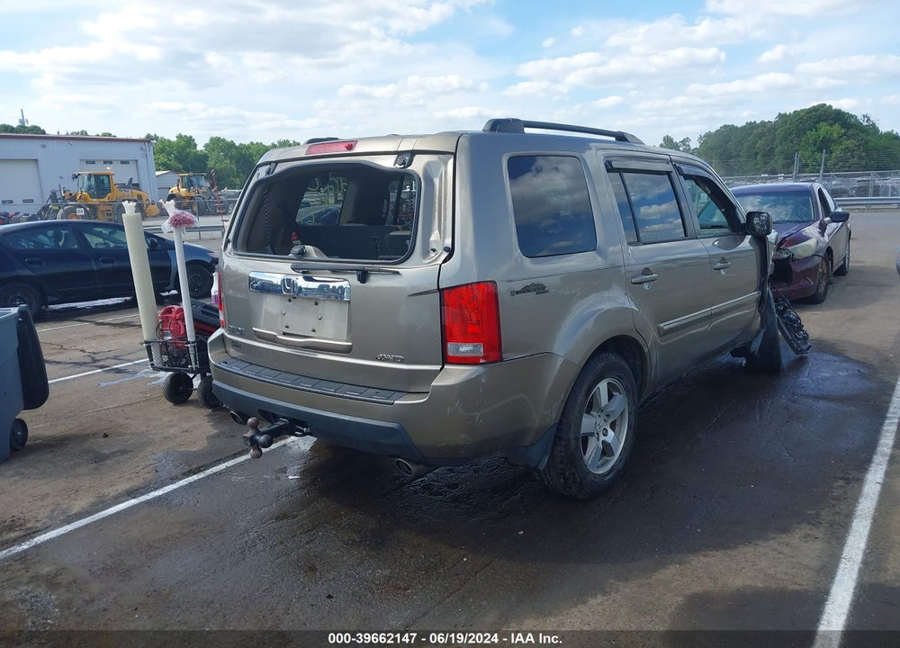 2011 HONDA PILOT EX-L VIN: 5FNYF4H52BB001986