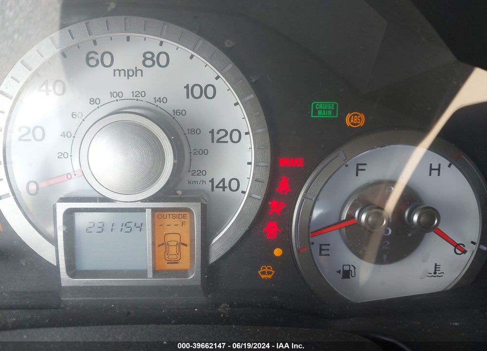 2011 HONDA PILOT EX-L VIN: 5FNYF4H52BB001986