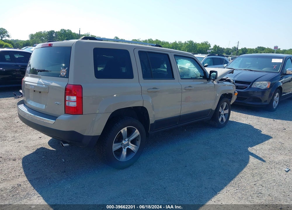 2017 JEEP PATRIOT VIN: 1C4NJRFB1HD179444