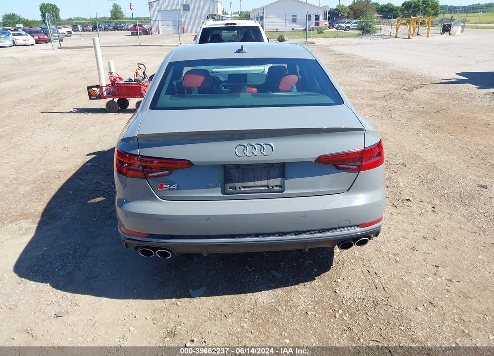 2019 AUDI S4 3.0T PREMIUM VIN: WAUC4AF43KA078932