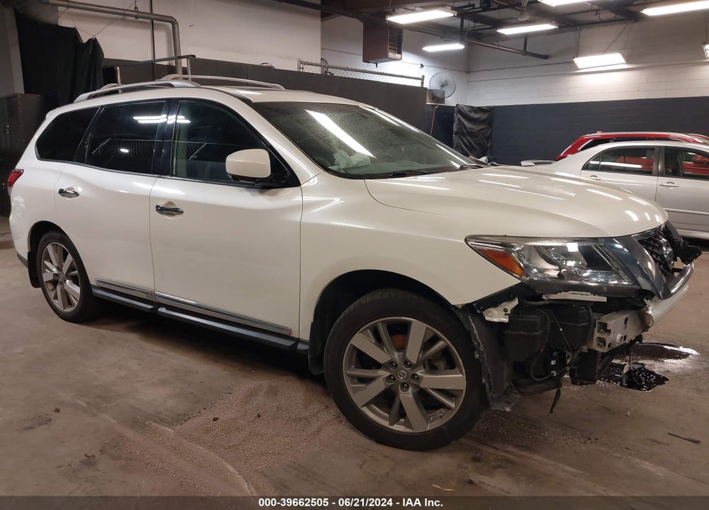 2016 NISSAN PATHFINDER PLATINUM VIN: 5N1AR2MM7GC658227