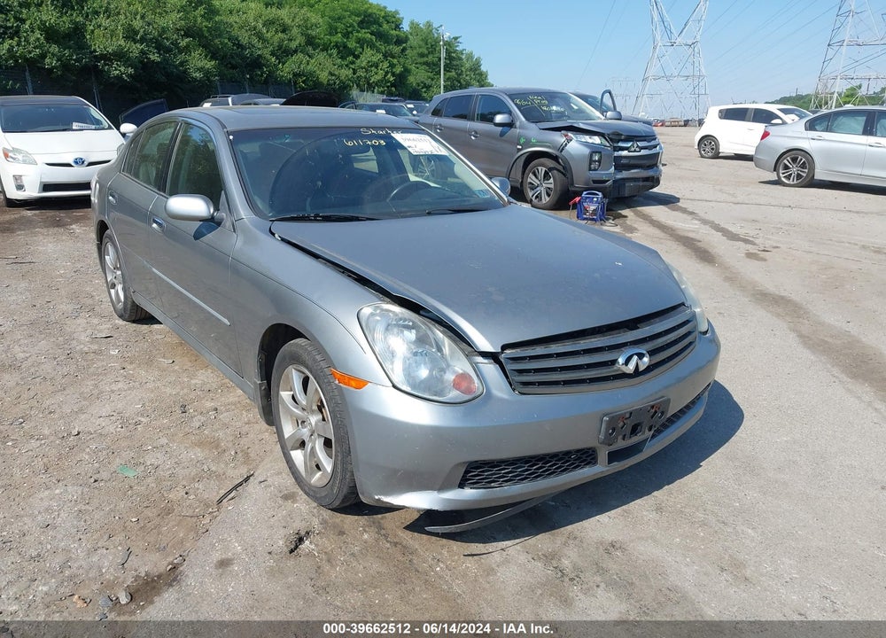2006 INFINITI G35X VIN: JNKCV51FX6M611703