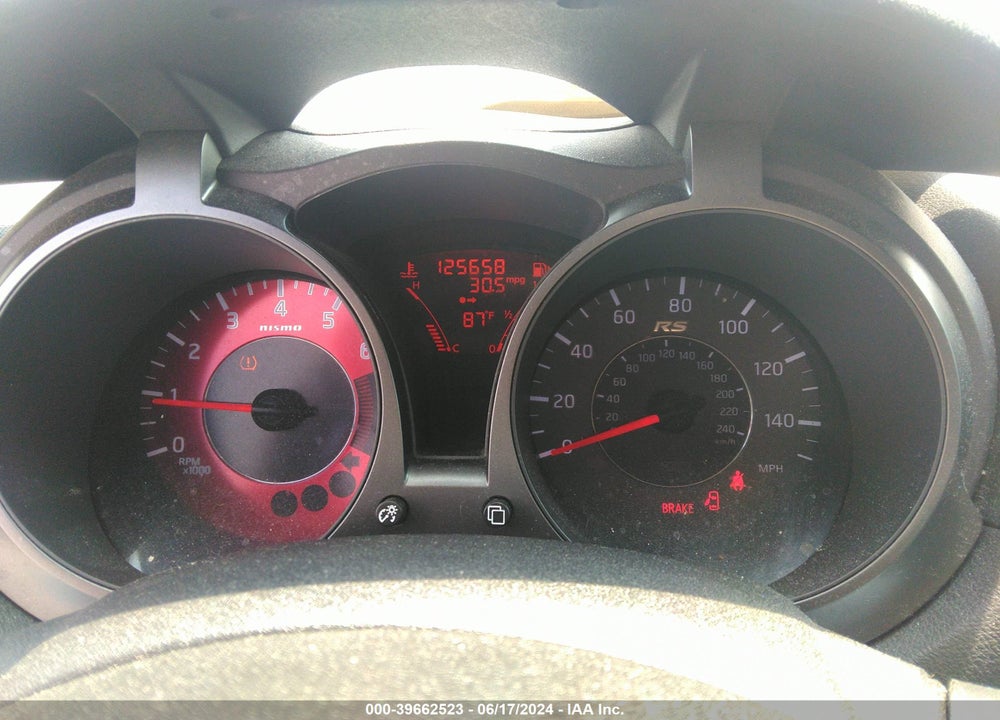 2014 NISSAN JUKE NISMO RS VIN: JN8DF5MRXET100543