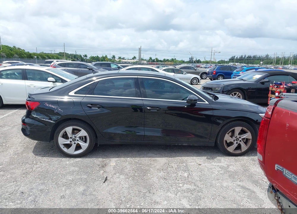 2023 AUDI A3 PREMIUM 40 TFSI FRONT-WHEEL DRIVE S TRONIC VIN: WAUAUDGY6PA037406