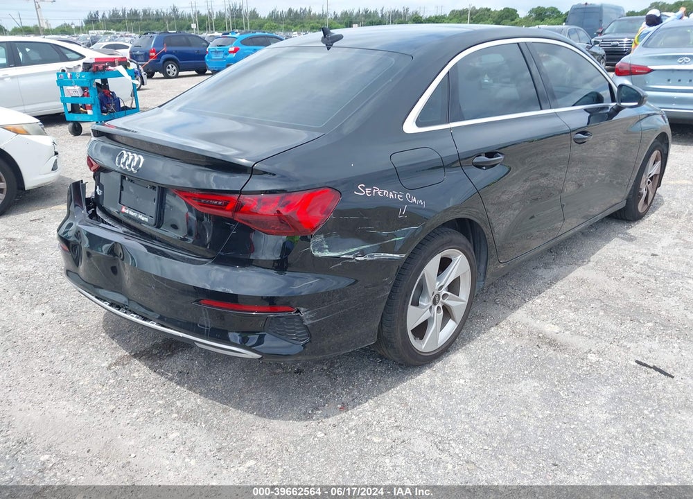2023 AUDI A3 PREMIUM 40 TFSI FRONT-WHEEL DRIVE S TRONIC VIN: WAUAUDGY6PA037406