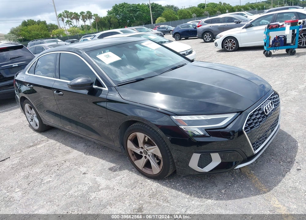 2023 AUDI A3 PREMIUM 40 TFSI FRONT-WHEEL DRIVE S TRONIC VIN: WAUAUDGY6PA037406