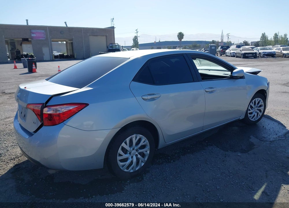2019 TOYOTA COROLLA LE VIN: 5YFBURHE5KP889839