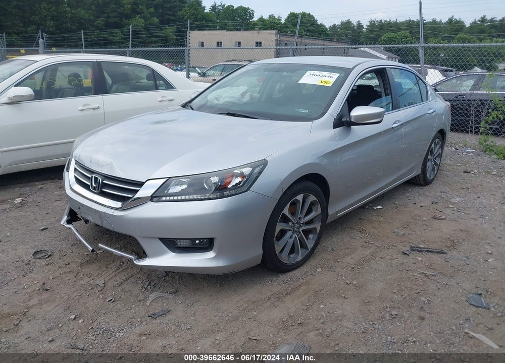 2014 HONDA ACCORD SPORT VIN: 1HGCR2F54EA186128