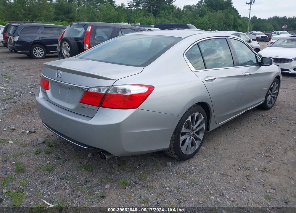 2014 HONDA ACCORD SPORT VIN: 1HGCR2F54EA186128